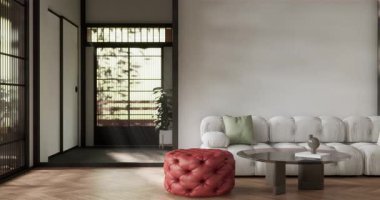 Modern dekorasyonlu modern minimalist oda modelleri modern tarz, boş oda işleri.