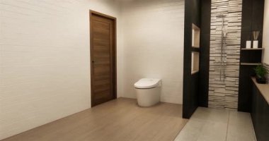 Modern dekorasyonlu modern minimalist oda modelleri modern tarz, boş oda işleri.