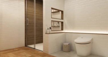 Modern dekorasyonlu modern minimalist oda modelleri modern tarz, boş oda işleri.