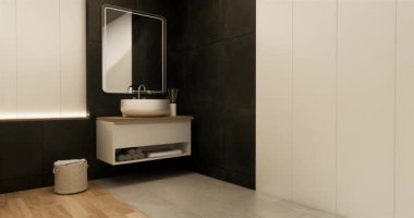 Modern dekorasyonlu modern minimalist oda modelleri modern tarz, boş oda işleri.