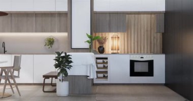 Modern dekorasyonlu modern minimalist oda modelleri modern tarz, boş oda işleri.