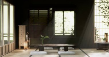 Modern dekorasyonlu modern minimalist oda modelleri modern tarz, boş oda işleri.