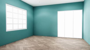 Modern dekorasyonlu modern minimalist oda modelleri modern tarz, boş oda işleri.