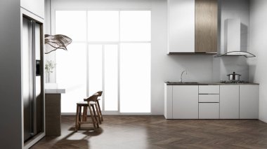 Mutfak seti şeklindeki masayı düzenle