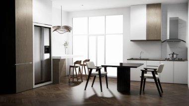 Mutfak seti şeklindeki masayı düzenle