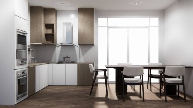 Mutfak seti şeklindeki masayı düzenle