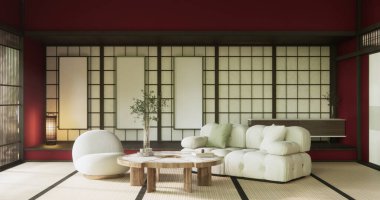 koltuk minimalist tasarım muji tarzı 3D görüntüleme