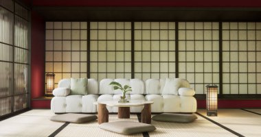 koltuk minimalist tasarım muji tarzı 3D görüntüleme