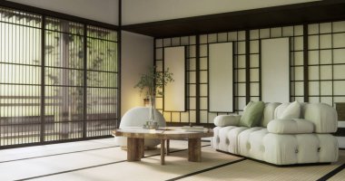 koltuk minimalist tasarım muji tarzı 3D görüntüleme