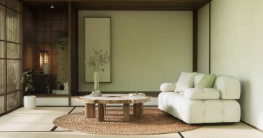 koltuk minimalist tasarım muji tarzı 3D görüntüleme