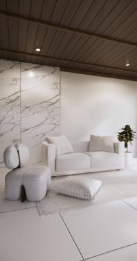 Modern oda modern tarz, kanepe ve dekorasyon.