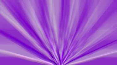 Mor ve beyaz yanıp sönen ışık demetleri çerçevenin alt merkezinden gelir. Animasyon arka plan ve kulüp videosu. Sonsuz döngü. Döngü