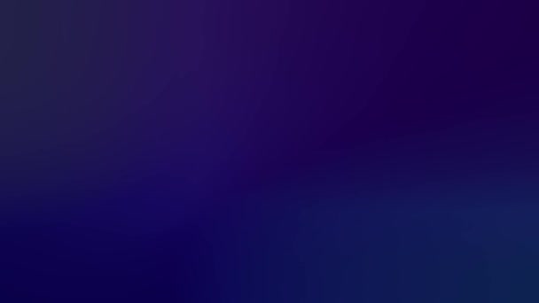 Mavi Mor Bulanık Işık Demetleri Koyu Bir Arkaplanda Dönüşümlü Animasyon — Stok video
