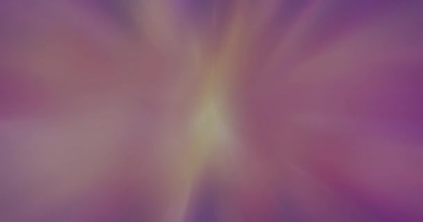Белые Желтые Лучи Света Мерцают Фиолетовом Фоне Анимированный Фон Клубное — стоковое видео