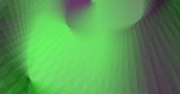 Les Rayons Lumineux Violets Verts Déplacent Croisent Fond Animé Vidéo — Video