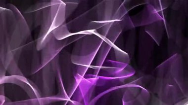 Parlak şeffaf kurdeleler mor ve beyaz tonlarda üç boyutlu kıvranıyor. Canlandırılmış arkaplan ve kulüp videosu