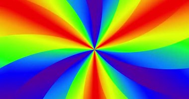 Çok renkli animasyon arka plan ve kulüp videosu. Meditasyon videosu. Sonsuz döngü. Bir döngü