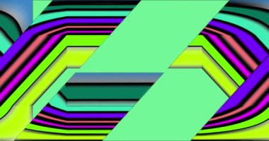 Renkli animasyon arka plan ve kulüp videoları. Meditasyon videosu. Kusursuz döngü. Döngü