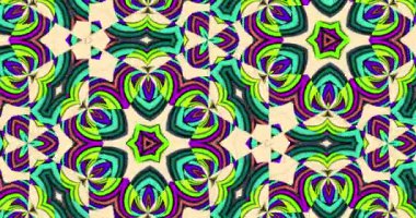 Renkli animasyon arka plan ve kulüp videoları. Meditasyon videosu. Kusursuz döngü. Döngü