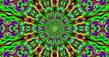 Renkli animasyon arka plan ve kulüp videoları. Meditasyon videosu. Kusursuz döngü. Döngü