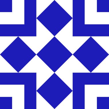 Meksika Talavera mavisi, geometrik desenli seramik fayans. Vektör çizimi. Meksika Mozaik Tasarım Sanatı