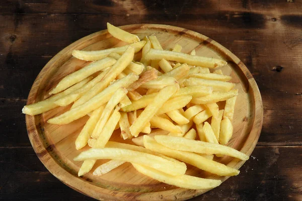 French Fries Natural Tasty Fast Food Snack — Stock Photo, Image