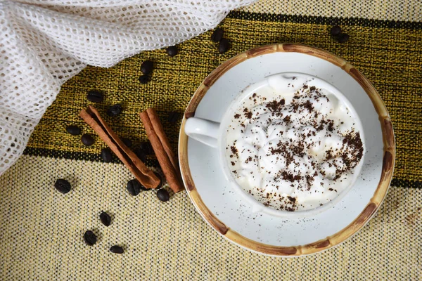 กาแฟ เคร องด คาเฟอ อาหารเช — ภาพถ่ายสต็อก