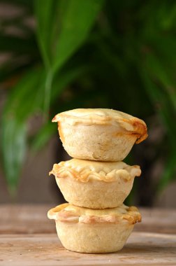 empada Goiana tavuk turtası tipik Brezilya yemeği geleneksel kızarmış tavuk turtası.