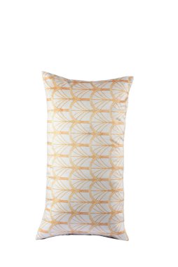 Kare yastık. Yatak odası uyku yastığı ya da kanepe yastığı tüy, aşağı ya da sentetik ve tekstil dolgulu, kumaş yastık kılıfı.