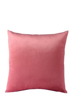 square pillow. Bedroom sleeping pad or sofa cushion pad with feather, down or synthetic and textile filling, fabric pillowcase comfort rest clipart