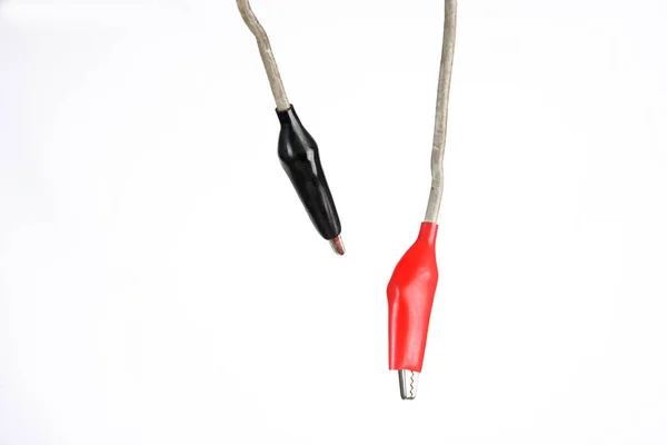 power test leads, positive and negative wires red and black connectors