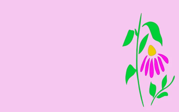 Illust Para Fundo Textura Pano Rosa Com Impressão Flor Colorida — Fotografia de Stock
