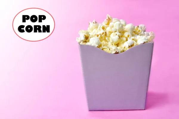 Pop Corn Food Social Media Post Template Sociale Netwerken Van — Stockfoto