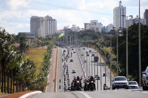 Goiania Brazil 2014 Motorcytic Meeting Goiania Motorcycle Ride — 스톡 사진