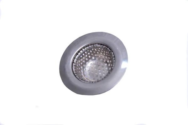Sink Drain Dirt Protector Shower Bathroom Sink Water Pipe Isolated — Stock Photo, Image