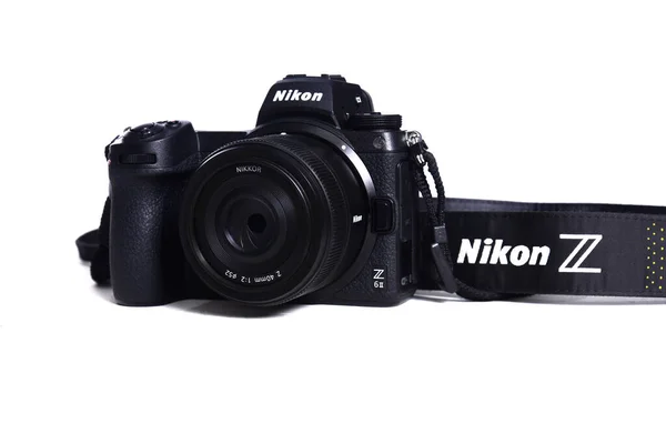 Goiania Brasil Nikon Versión Confrontación Fotográfica Competencia Entre Cámaras Fondo — Foto de Stock