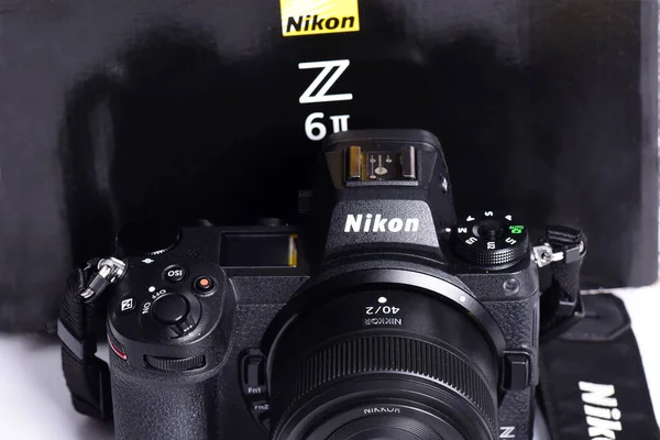 Goiania Brazil July 2023 Nikon Έκδοση Φωτογραφική Μηχανή Αντιπαράθεση Φωτογραφία — Φωτογραφία Αρχείου
