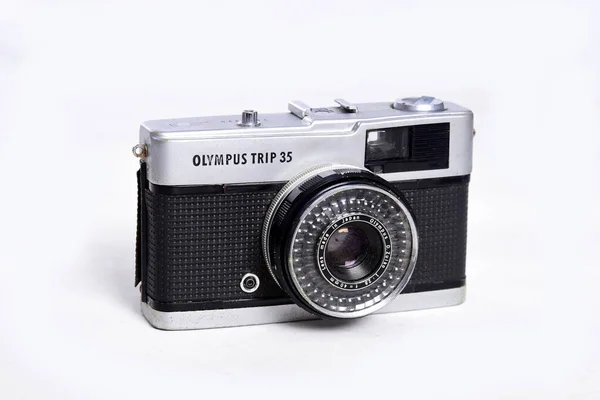 Goiania Gois Brazil Old 아날로그 카메라 Nikon Series Vintage Equipment — 스톡 사진
