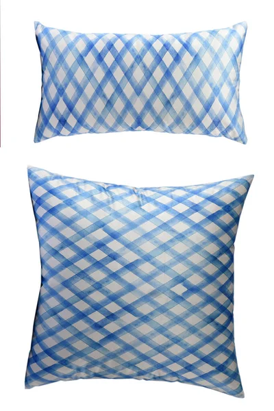 Puff Pillow Beautiful Comfortable Sofa Cushions Comfort Elegant Decorative — Stock Photo, Image
