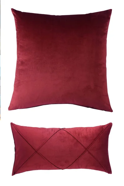 Puff Pillow Beautiful Comfortable Sofa Cushions Comfort Elegant Decorative — ストック写真