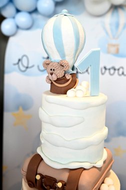 Havacılık temalı parti dekorasyonu, çocuk oyuncakları Mutlu yıllar yazılı ifade zamanı uçuyor