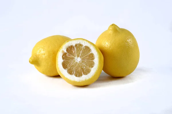 Siciliansk Citronsur Citrusfrukt Idealisk För Juice Drycker Och Matlagning Rik — Stockfoto