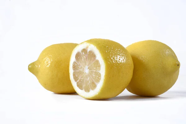 Citron Aigre Sicilien Agrumes Idéal Pour Les Boissons Jus Cuisine — Photo