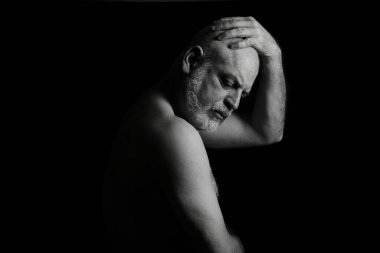 Vücut ifadeleri siyah beyaz fotoğraflı adam güzel sanat silueti ifadesi