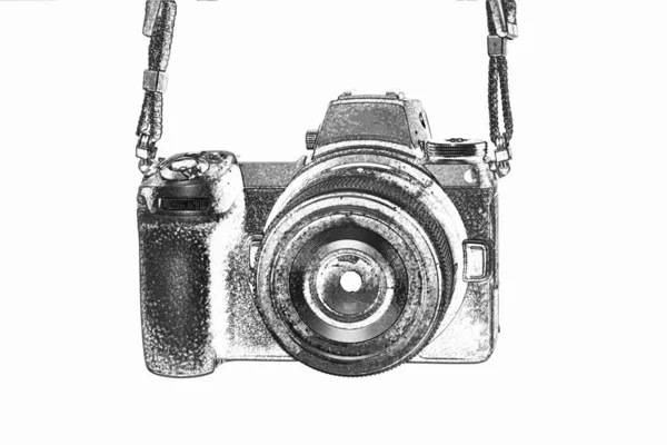 Goiania ブラジルニコンZ6 Iiバージョン2カメラの写真対決とカメラ間の競争 白地だ トップブランドの最高のミラーレスカメラ — ストック写真
