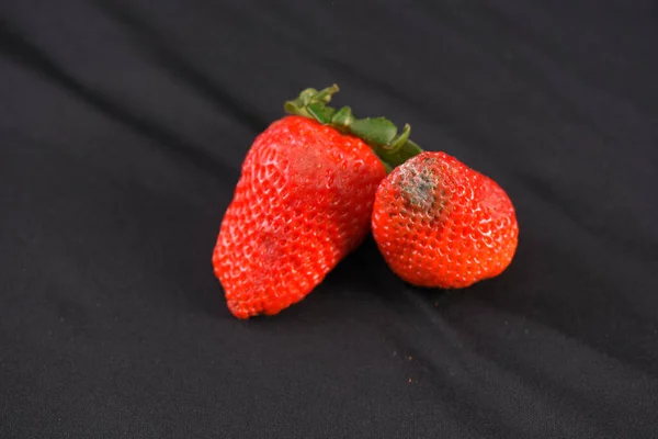 Zralé Jahodové Ovoce Chutné Zdravé Přírodní Jídlo Červené Jahodové Ovoce — Stock fotografie