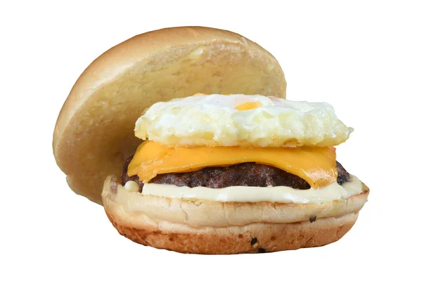 Pyszne Kanapki Burger Wołowina Ulica Jedzenie Szybki Smak Przekąski — Zdjęcie stockowe