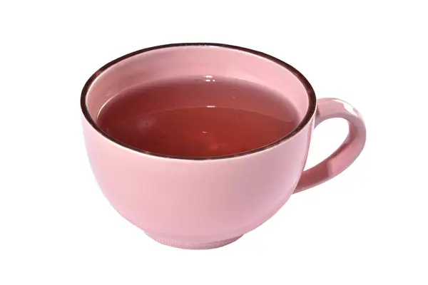 Pink Cup Porcelain Cup Water Container Tea Coffee Liquid Container — Stock Photo, Image