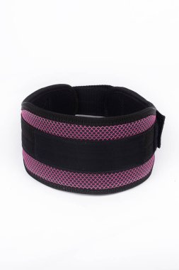 Beden geliştirme spor salonu görüntüsü için destek ve koruma bandı