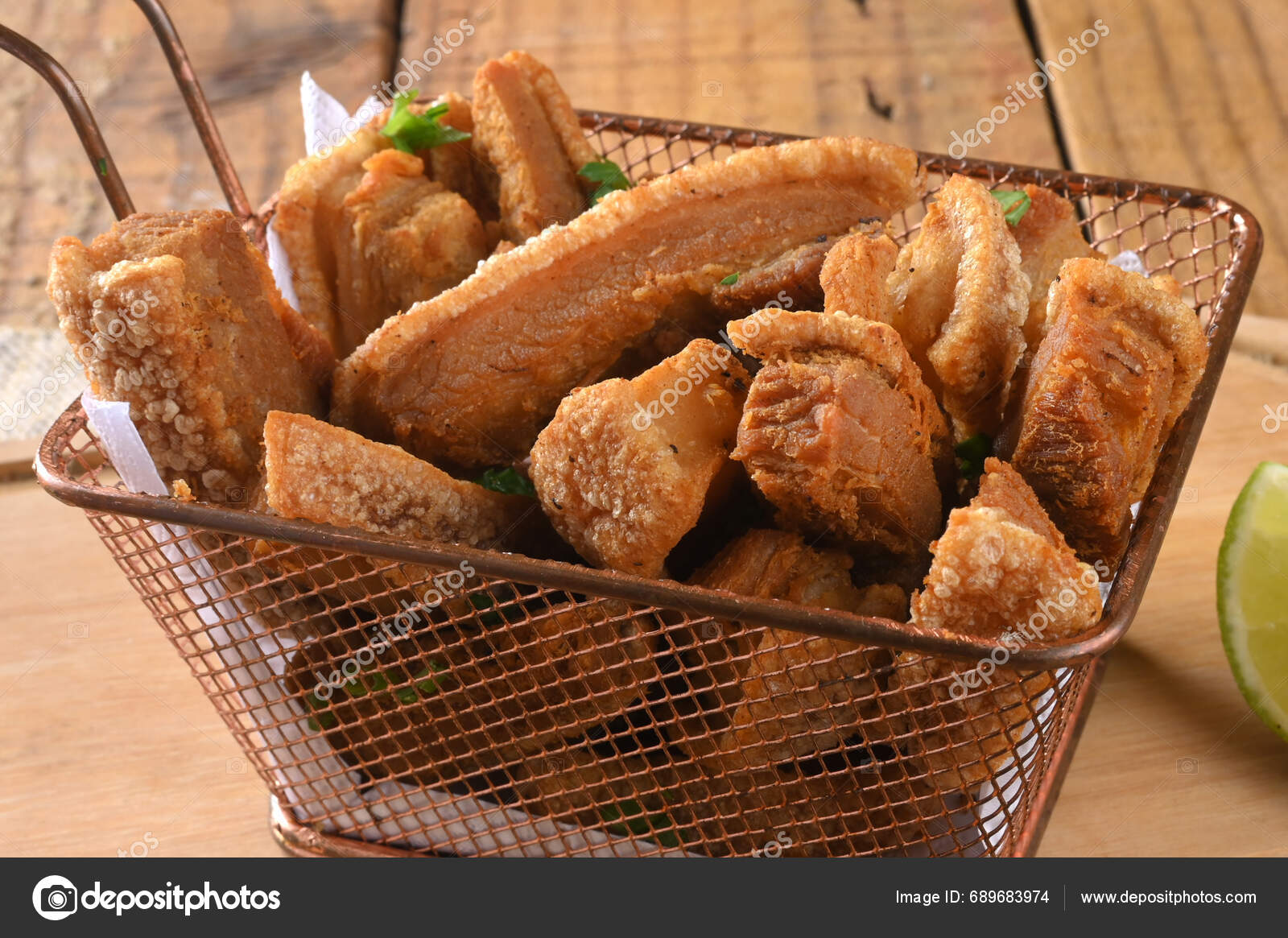 Pork Rinds Fried Pork Skin Brazilian Pancetta Unsaltable Fatty Food
